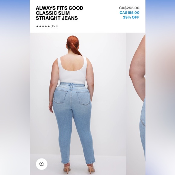 Good American Always Fits jeans - Picture 2 of 2